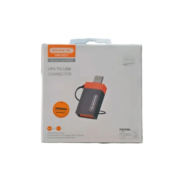 Adaptador Somostel SMS-BZ21 Lightning a 3.5mm para iPhone