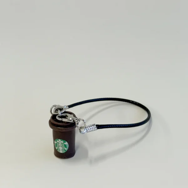 Charm Starbucks Labubu