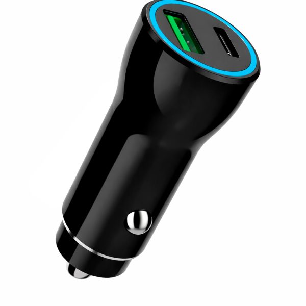 Cargador de Auto T-Phox Rapid T-C08 – Doble Puerto (SET)