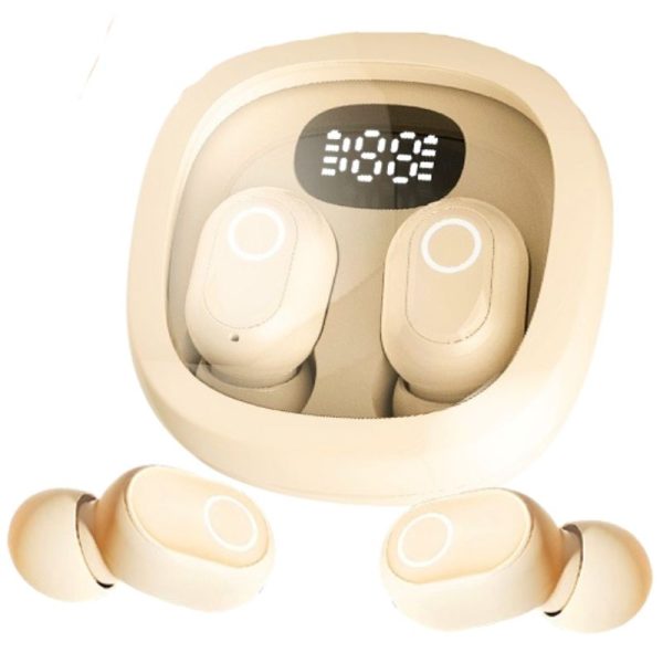 Audífono Bluetooth Cats Paw T-Phox Beige TWS